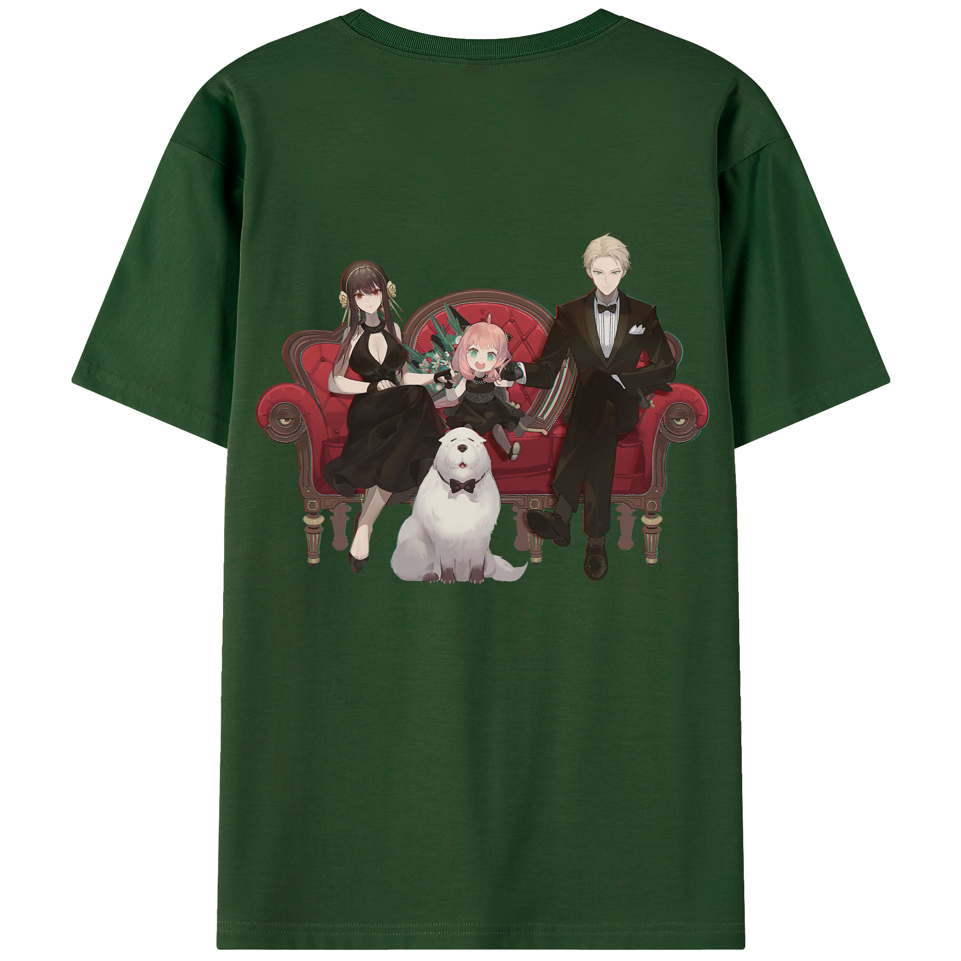 （画像用） SPY×FAMILY间谍家家酒 綿100％半袖Tシャツ（背面プリント）